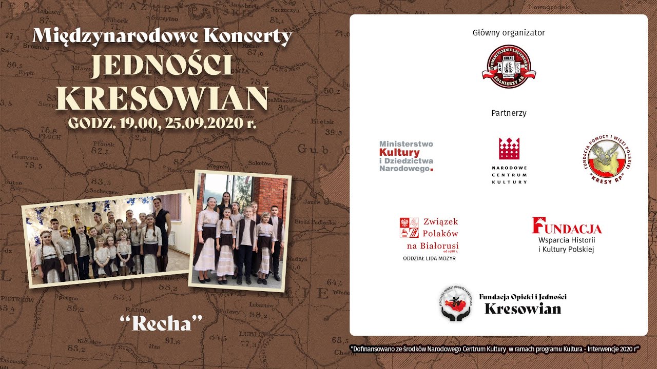 Miedzynarodowe Koncerty Jedności Kresowian 2020 - Polski zespół "Recha" z Białorusi